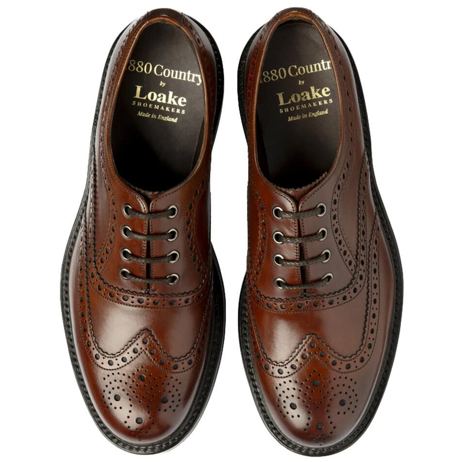 Loake Edward Seared Mahogany - Bradshaw & Lloyd